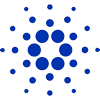 Logo oficial da criptomoeda Cardano (ADA)
