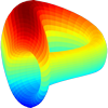 Logo oficial da criptomoeda Curve DAO (CRV)