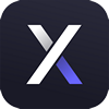 Logo oficial da criptomoeda dYdX (DYDX)