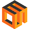 Logo oficial da criptomoeda EOS (EOS)