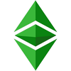 Logo oficial da criptomoeda Ethereum Classic (ETC)