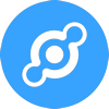Logo oficial da criptomoeda Helium (HNT)