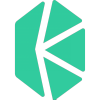 Logo oficial da criptomoeda Kyber Network (KNC)