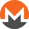Logo oficial da criptomoeda Monero (XMR)