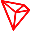 Logo oficial da criptomoeda Tron (TRX)
