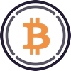 Logo oficial da criptomoeda Wrapped Bitcoin (WBTC)